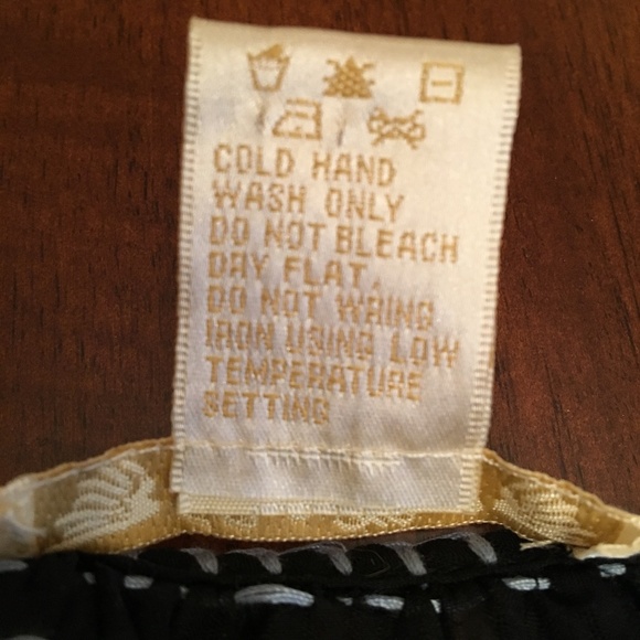 Gold Hawk black silk embroidered blouse - Picture 7 of 7